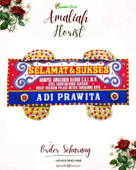 Papan Bunga Ucapan Selamat Sampiran